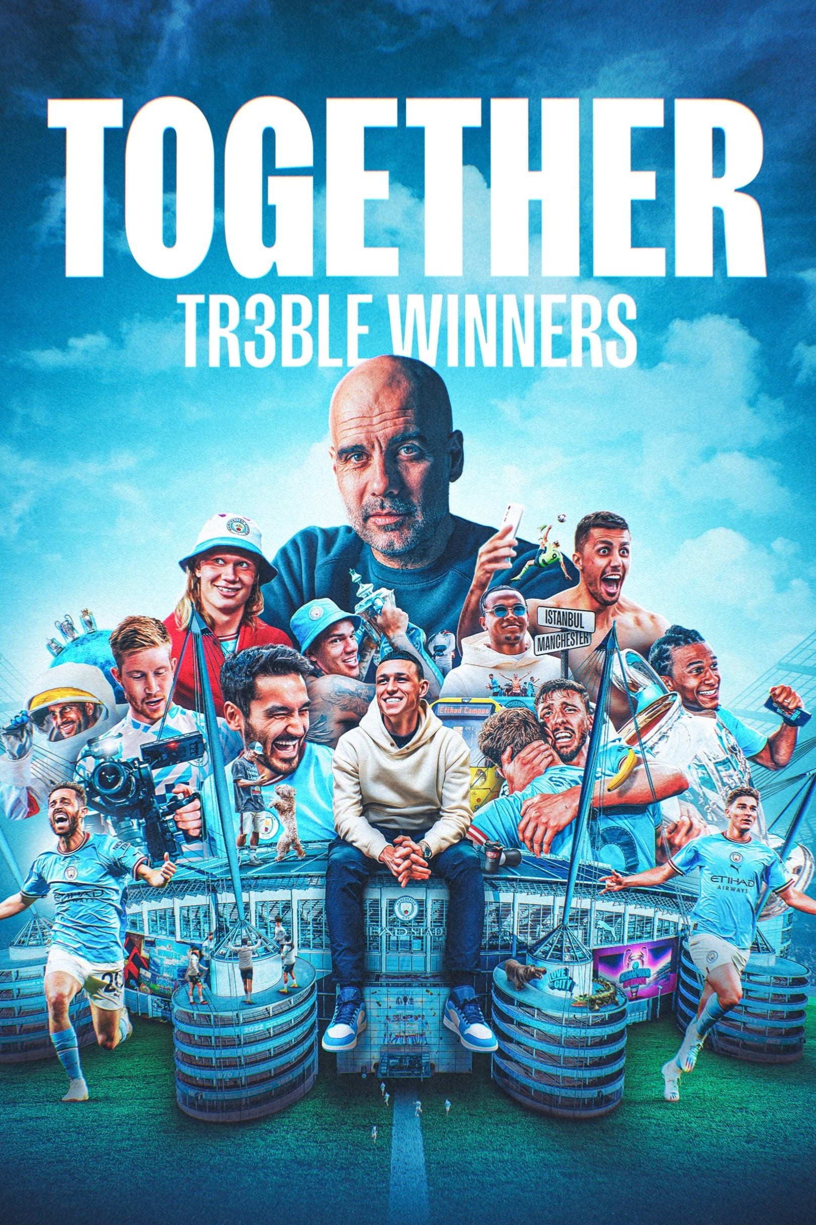 Together: Cú ăn ba của Manchester City | Together: Treble Winners (2024)